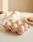 Ceramic Wavy Egg Tray