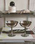 Minimalism Stainless Steel Ice Cream Cups displayed on the Aira stainless steel shelf