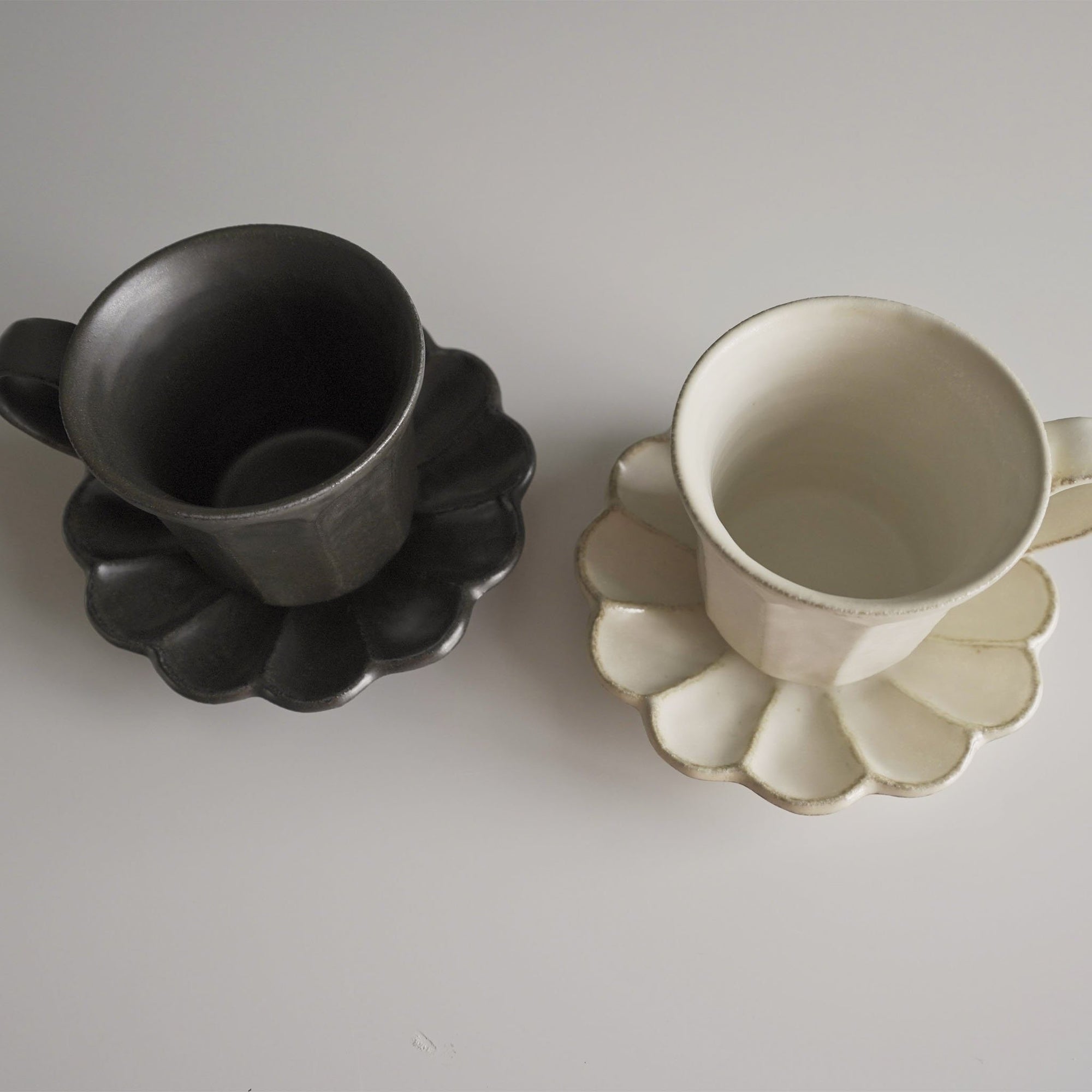 Rinka Mug &amp; Plate Set - Kaneko Kohyo Porcelain Mug LoveÉcru