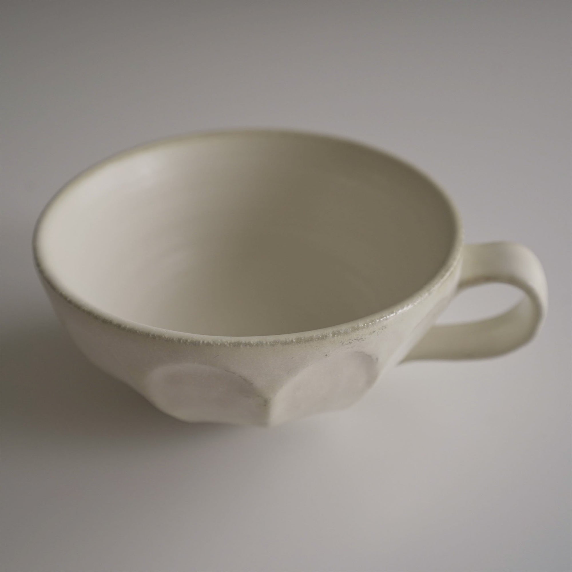 Rinka Soup Cup - Kaneko Kohyo Porcelain Cup LoveÉcru