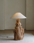 Carved Floor Lamp - LoveÉcru Home Home LoveÉcru