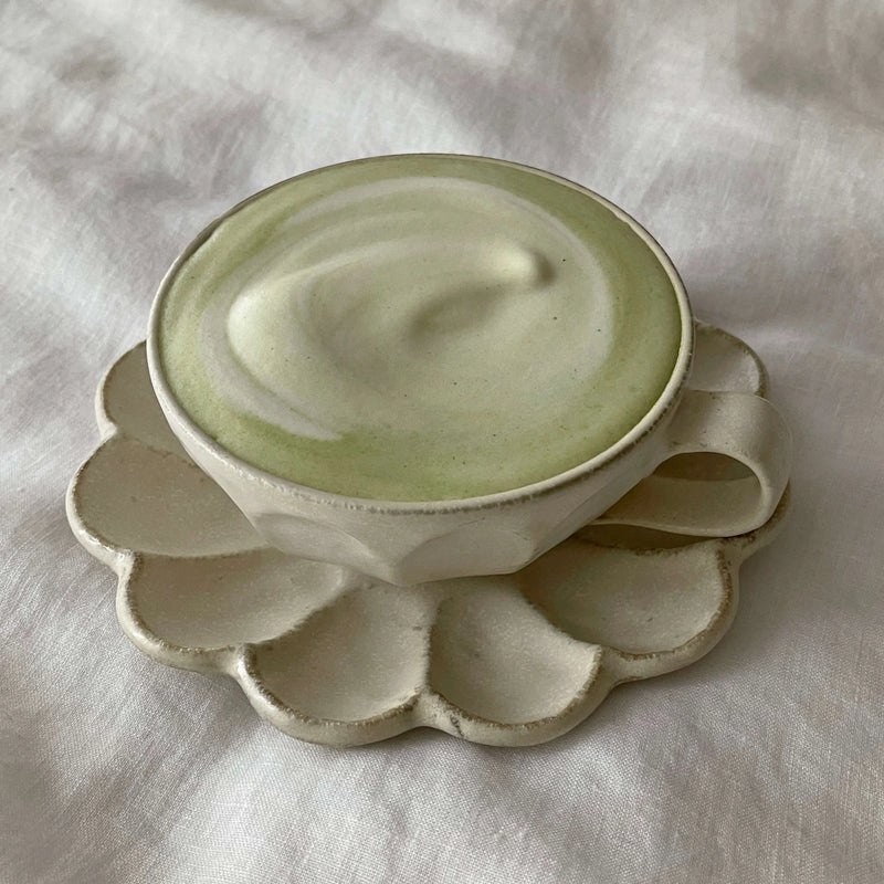 Rinka Soup Cup Set - with 15cm plate - Kaneko Kohyo Porcelain Cup LoveÉcru