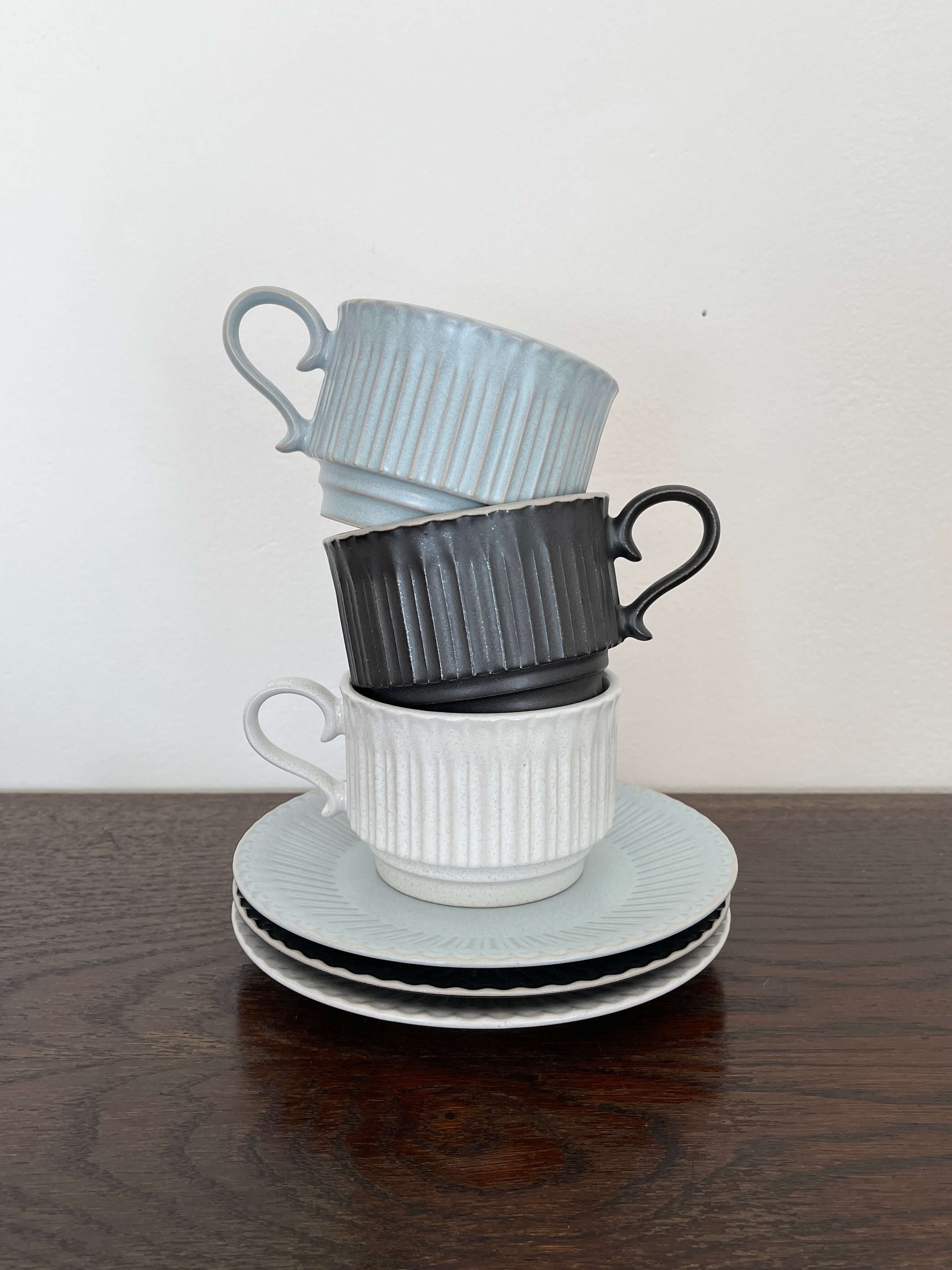 Storia Coffee Cup &amp; Saucer - LoveÉcru Porcelain Mug LoveÉcru