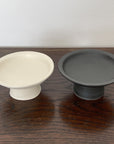 Tall Plate by Yoshida Pottery - Yoshida Pottery Porcelain Plate LoveÉcru