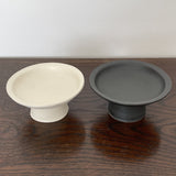 Tall Plate by Yoshida Pottery - Yoshida Pottery Porcelain Plate LoveÉcru