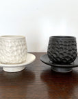 SHINOGI CUP AND SAUCER SET - Yoshida Pottery Porcelain Cup LoveÉcru