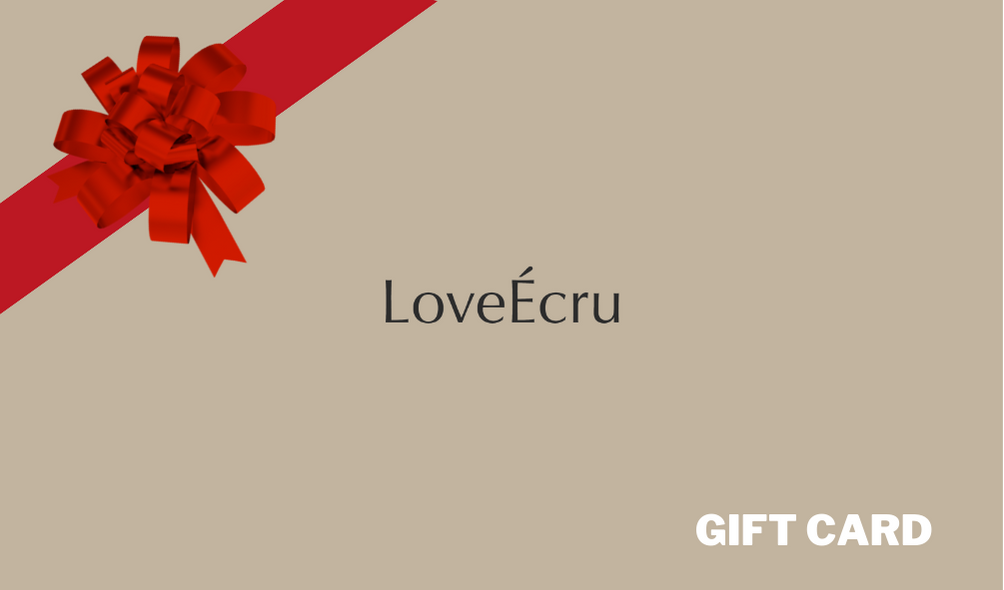 LoveÉcru gift card - LoveÉcru Gift Cards LoveÉcru