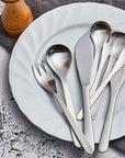 SORI YANAGI TEASPOON & Hime fork 10-piece GIFT SET by Sori Yanagi | LoveÉcru