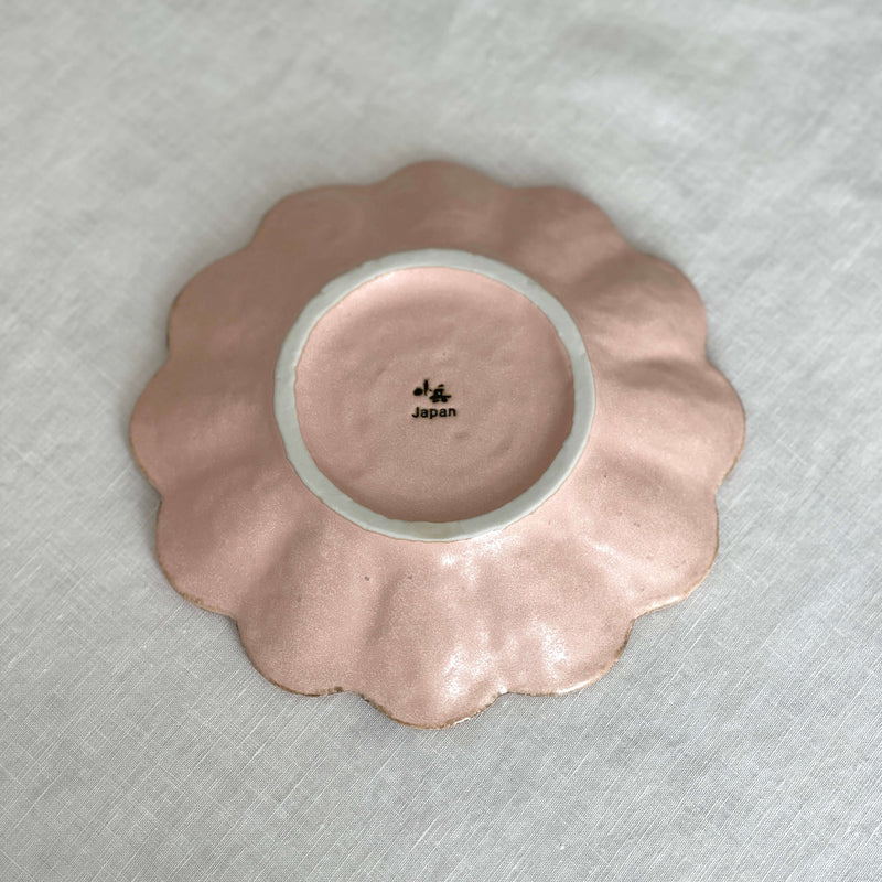 Rinka Plate 17cm - Kaneko Kohyo Porcelain Plate LoveÉcru