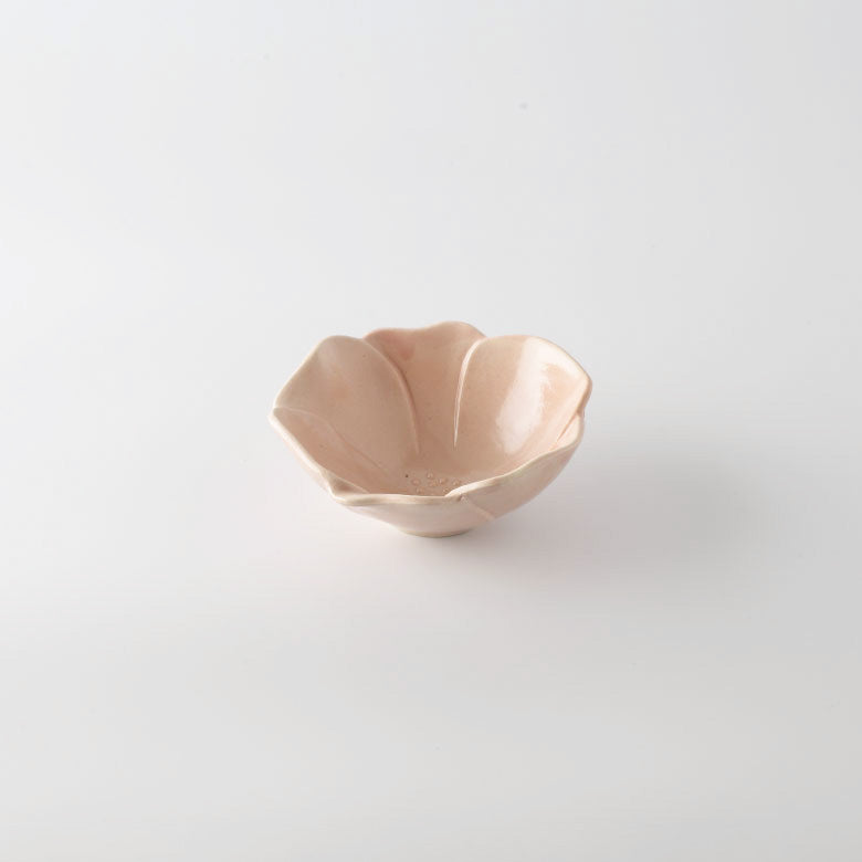 Marumitsu Sazanka flower-shaped bowl 12cm - Marumitsu LoveÉcru